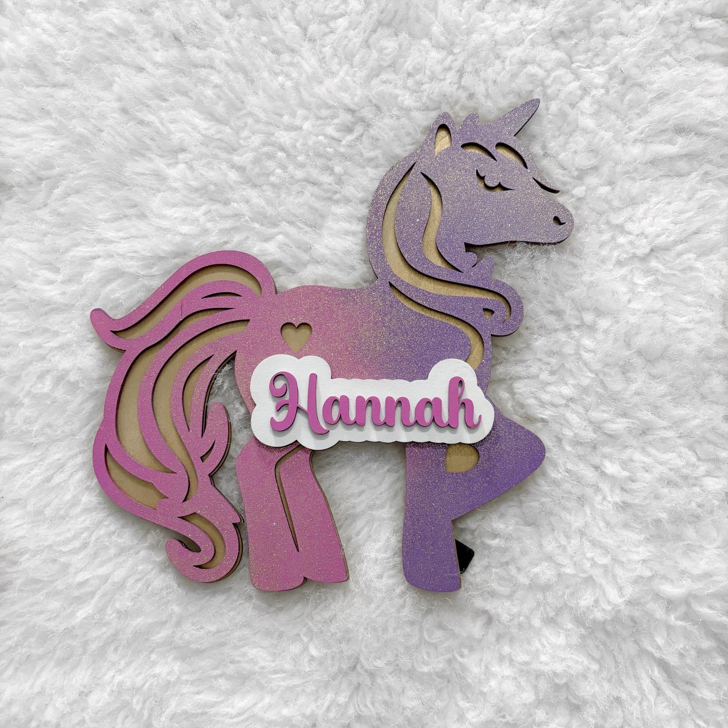 Unicorn Wooden Sign Personalized Name Laser Cut Magical Kids Room Bedroom Decor Nursery Decor Personalized Custom Sign Whimsy Fantasy Gift