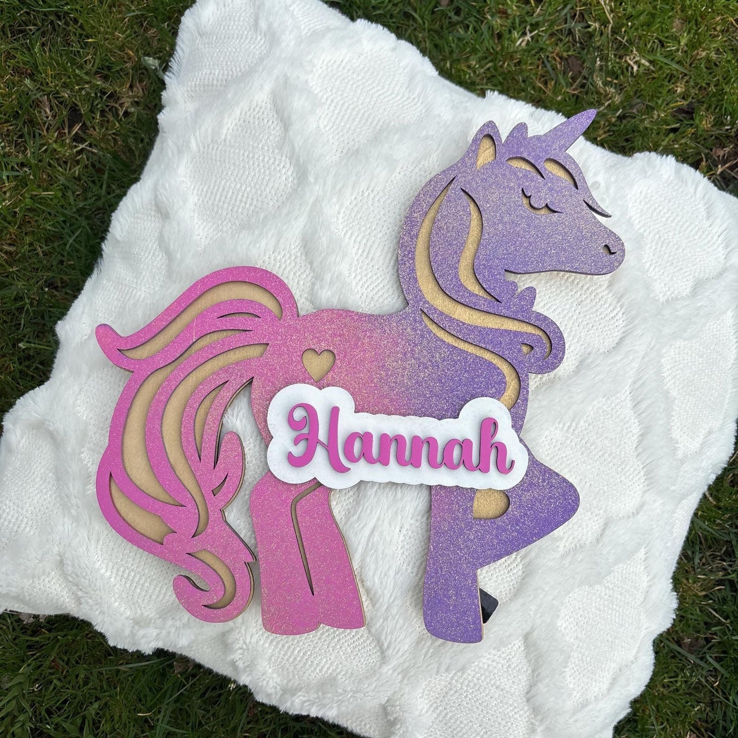 Unicorn Wooden Sign Personalized Name Laser Cut Magical Kids Room Bedroom Decor Nursery Decor Personalized Custom Sign Whimsy Fantasy Gift