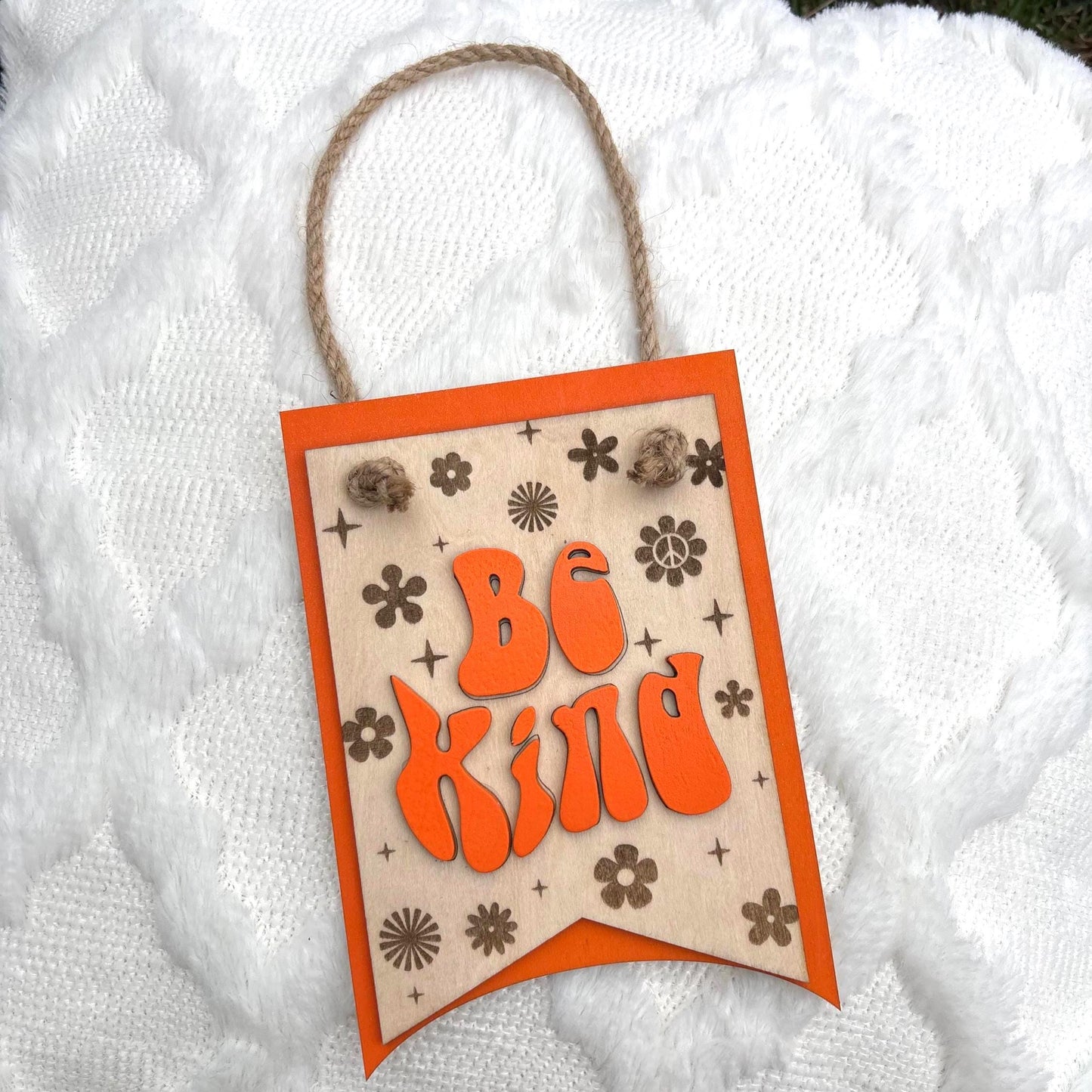 Be Kind Wall Sign – Layered Wood Kids Room Decor | Personalized Laser Engraved Hanging Sign | Nursery Wall Art | Kindness Gift Boys Bedroom