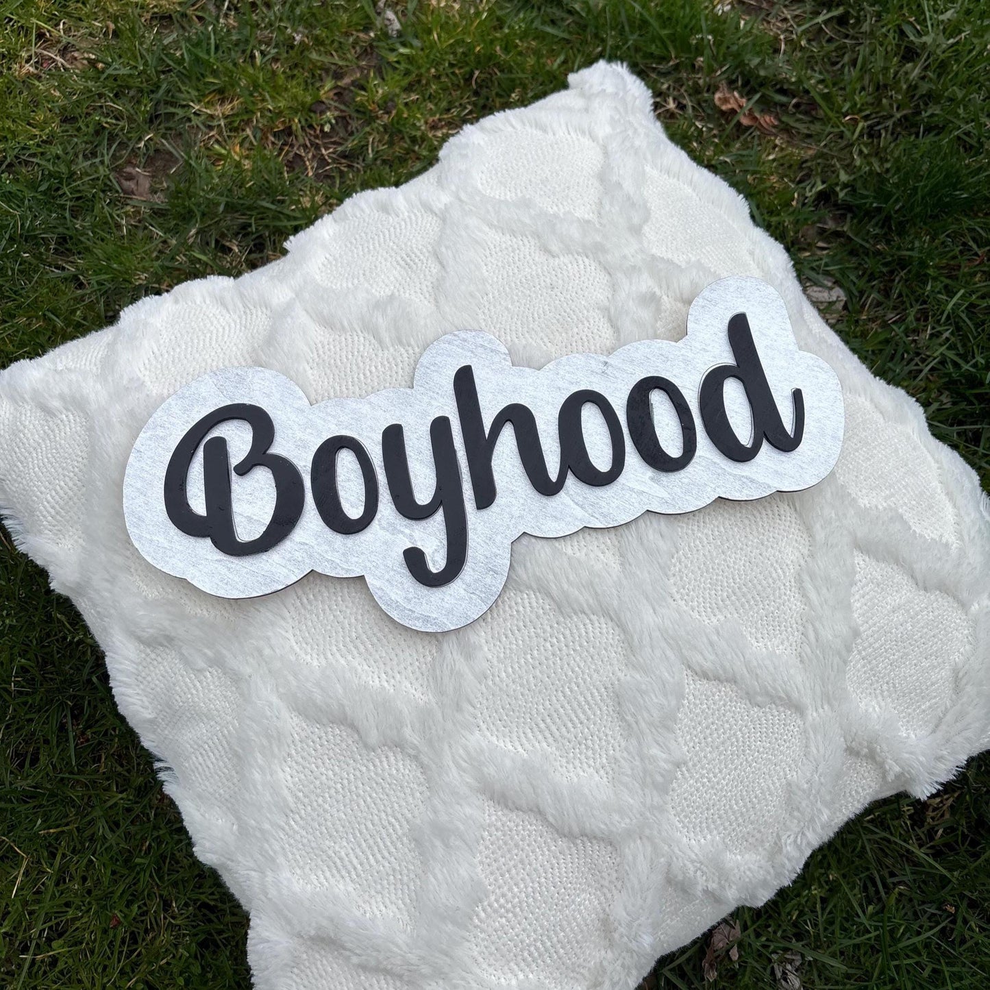 Boyhood Handmade Laser-Engraved Wooden Wall Art β Playful design, adventure and imagination. Boys room decor Inspiring fun, creativity