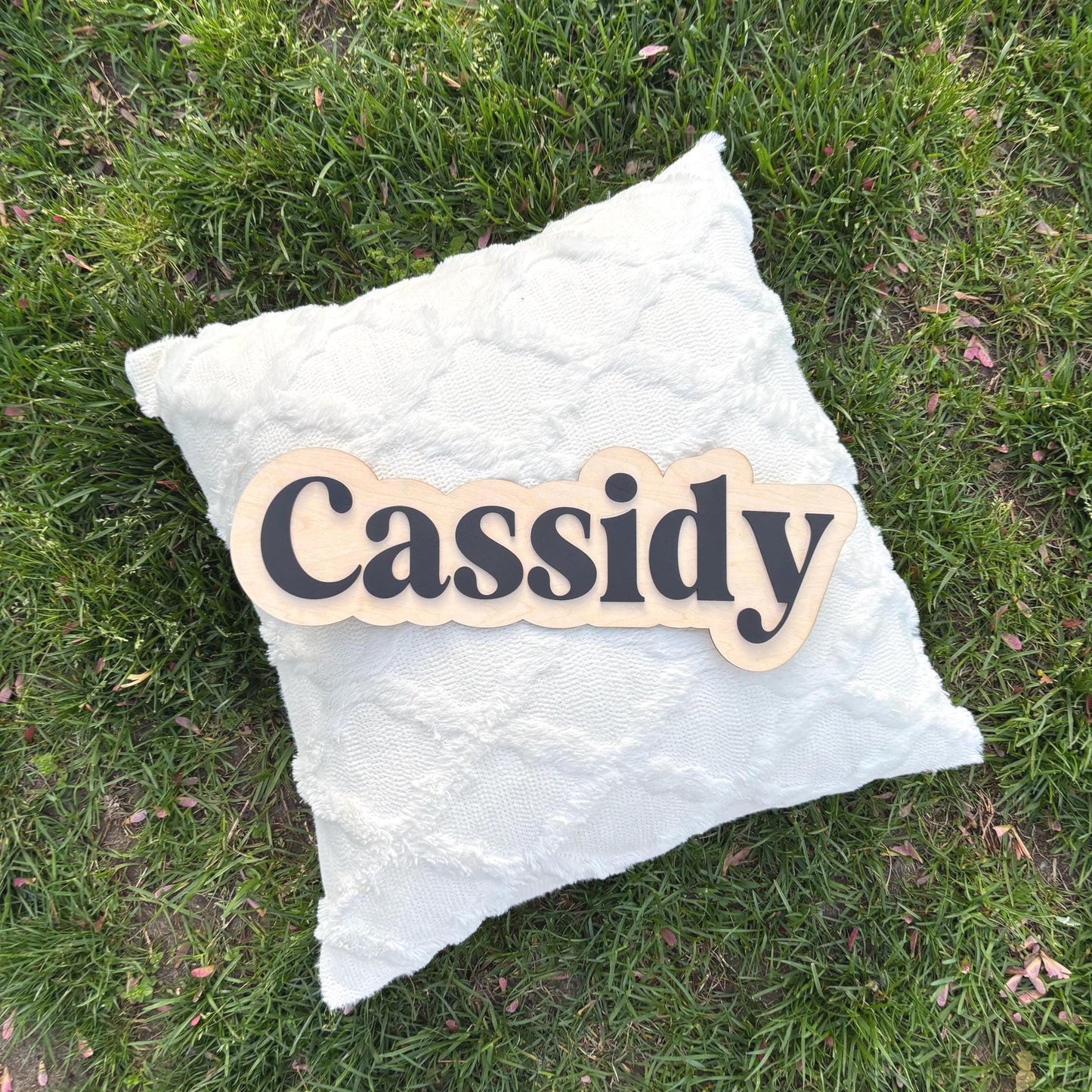 Custom Name Sign for Kids | Personalized Wooden Name Wall Decor | Nursery Name Sign | Baby Shower Gift | Kids Room Name Plaque