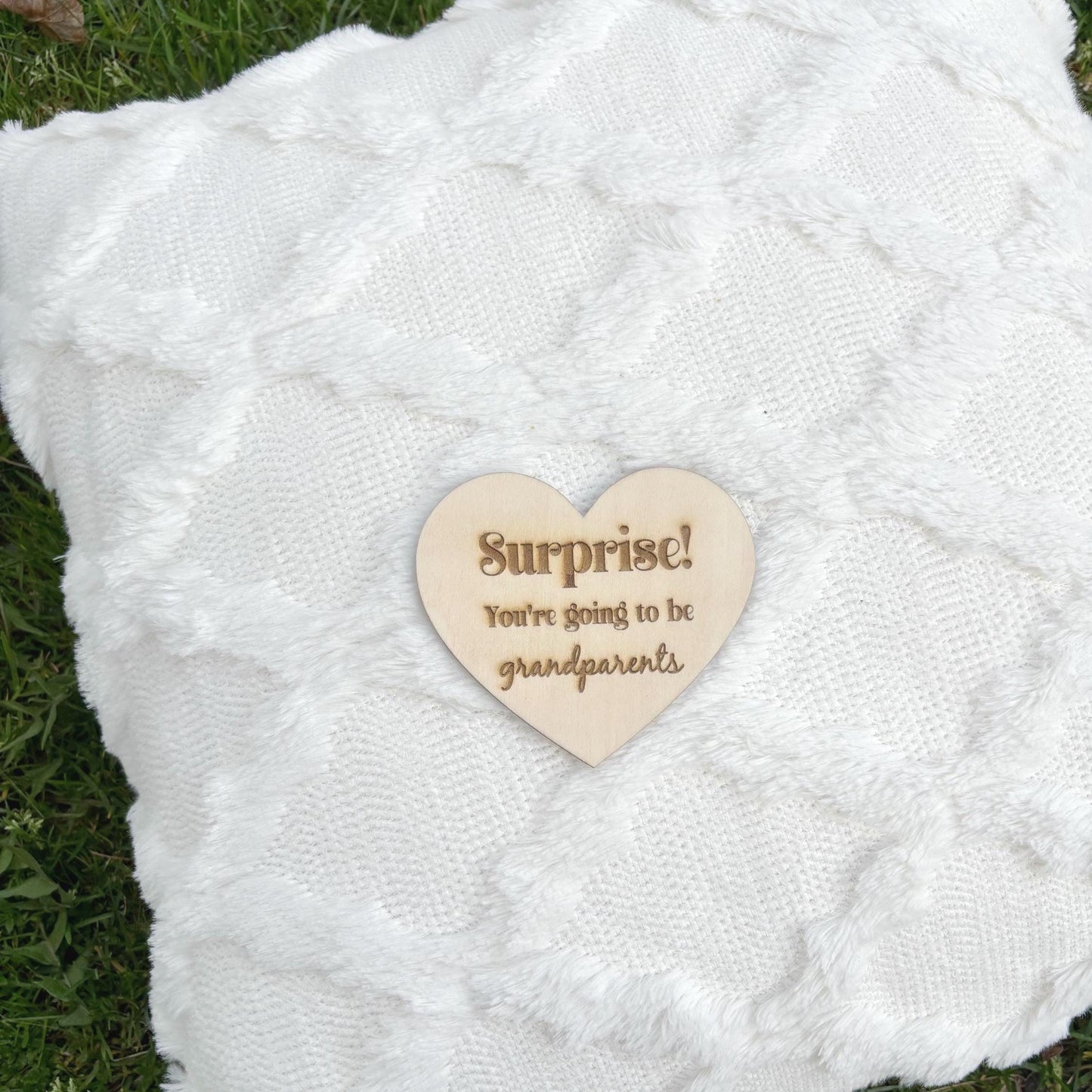 Surprise, You’re Going to Be a Dad, Daddy, Aunt, Uncle, Personalized Wooden Pregnancy Announcement, Baby Reveal Plaque, Custom Keepsake