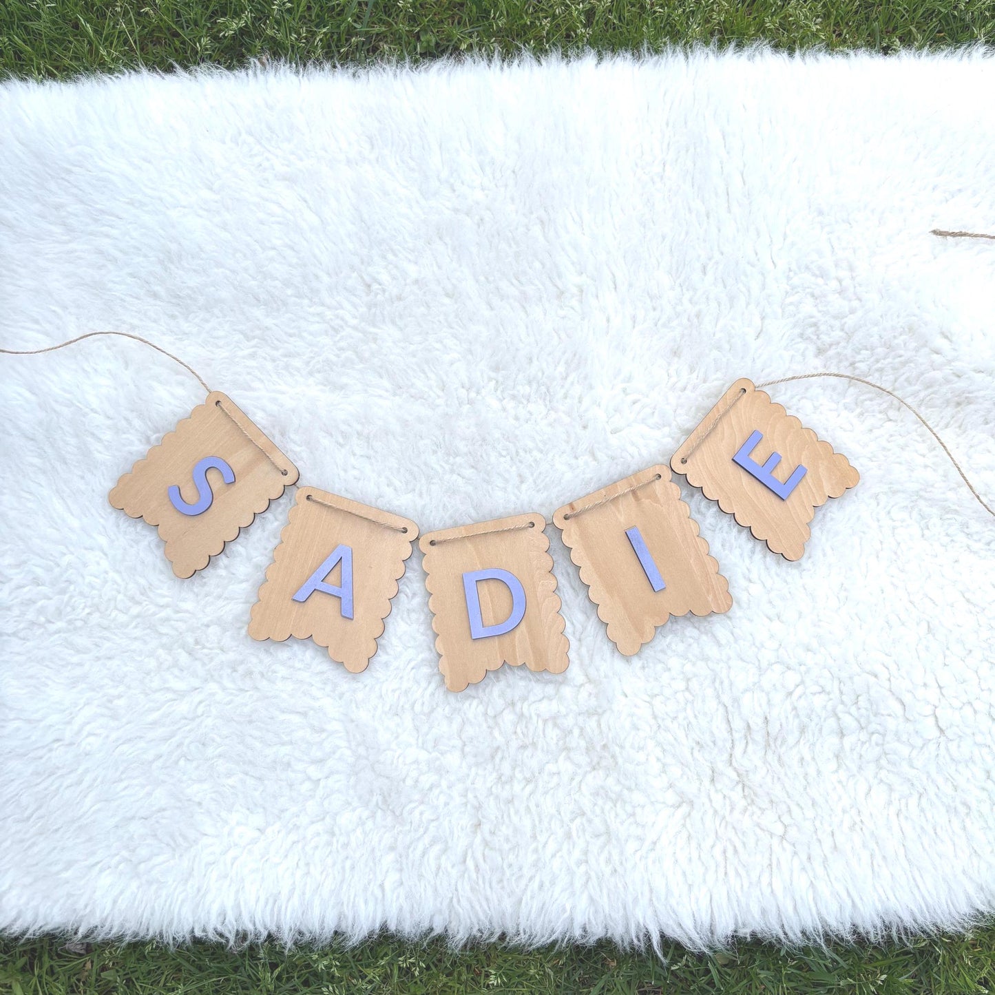 Personalized Wooden Name Banner | Nursery Wall Decor Custom Baby Name Sign | Kids Room Banner | Baby Shower Gift Name Garland Girl Birthday