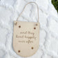 Happily Ever After Wood Banner – Fairytale Quote Sign with Stars – Rustic Nursery Wall Hanging or Kids Room Decor