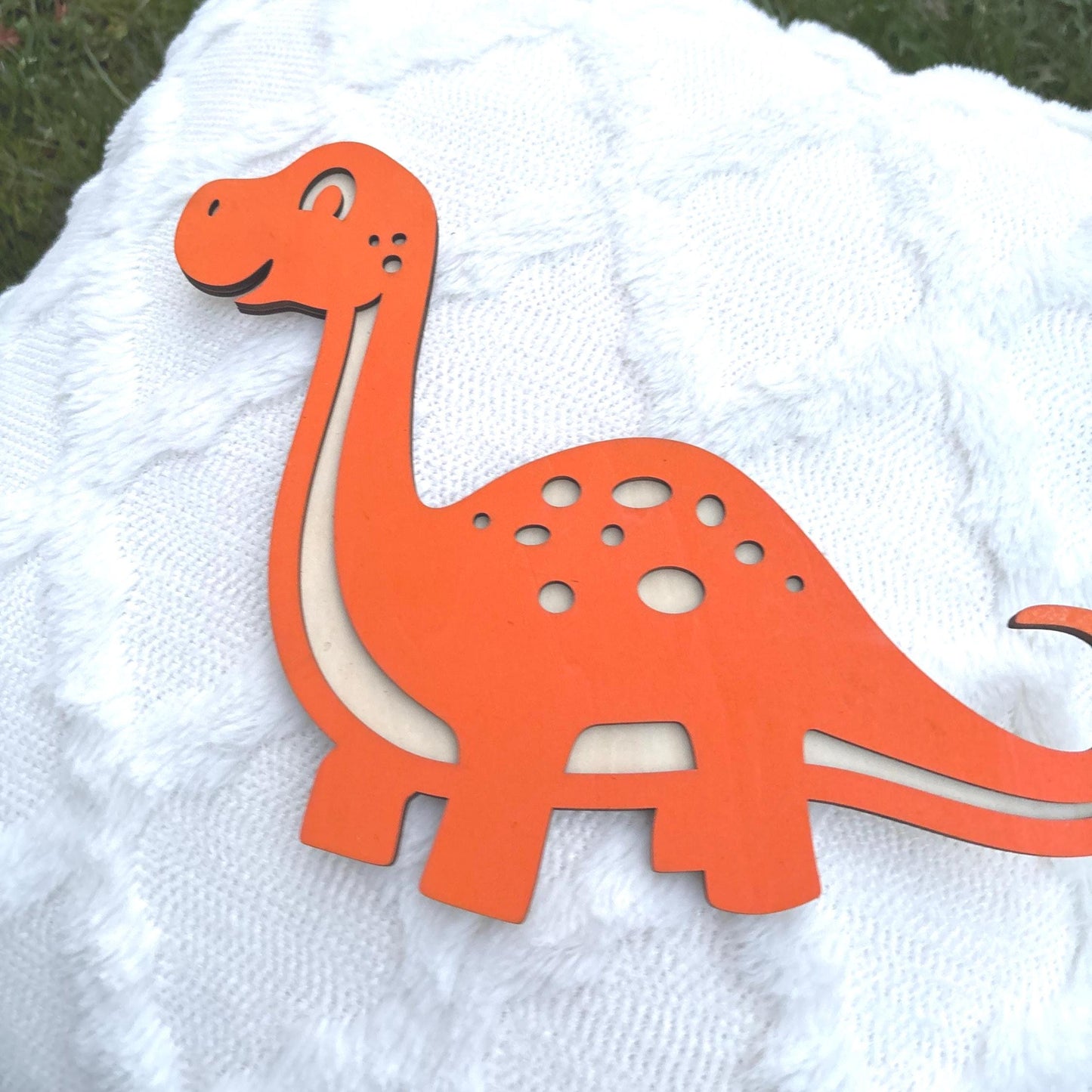 Wooden Dinosaur Wall Decor – Custom Laser Cut Dino Sign for Kids Room | Nursery Wall Art | Playroom or Classroom Decor Boys Bedroom Girls