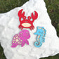 Crab Wall Sign – Coastal Nursery Decor | Handmade Wooden Ocean-Themed Wall Art | Summer Baby Gift | Cute Sea Animal for Kids Room Marine