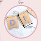 Personalized Wooden Name Banner | Nursery Wall Decor Custom Baby Name Sign | Kids Room Banner | Baby Shower Gift Name Garland Girl Birthday