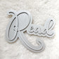 Read Wooden Wall Sign – Layered Laser Cut Book Nook Decor | Handmade Script Sign for Reading Corners, Classrooms & Libraries Girls Library