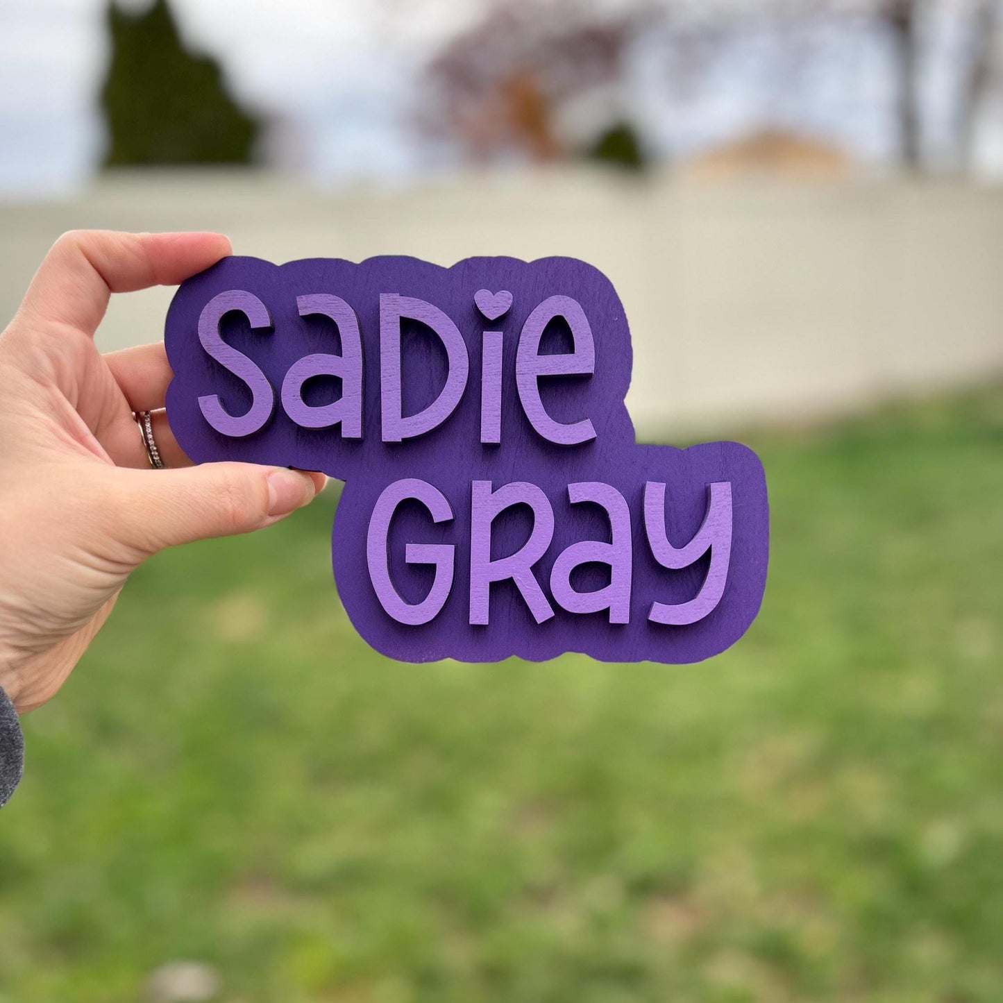 Personalized Name Sign – Custom Laser Engraved Wooden Nursery Decor | Baby Room Wall Art | Gift for Baby Showers & Birthdays Bedroom Girls