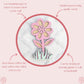Wooden Flower Wall Sign – Handmade Spring Nursery Decor | Pastel Pink & Mint Floral Wall Art | Kids Room or Baby Shower Gift