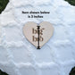 Big Bro Wooden Heart Sign | Big Brother Announcement Prop Sibling Gift Idea Nursery Wall Decor Pregnancy Reveal Baby Shower Keepsake