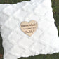 Personalized Pregnancy Announcement Heart – Custom Wooden Baby Reveal Sign | Gift for Mom, Dad, Grandma | Keepsake with Gift Bag Newborn