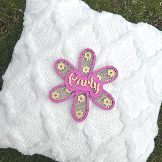 Personalized Name Sign – Multi-Layer Laser Cut Wood Nursery Decor | Custom Baby Name Wall Art | Kids Room Keepsake | Gift for New Parents