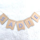 Personalized Wooden Name Banner | Nursery Wall Decor Custom Baby Name Sign | Kids Room Banner | Baby Shower Gift Name Garland Girl Birthday