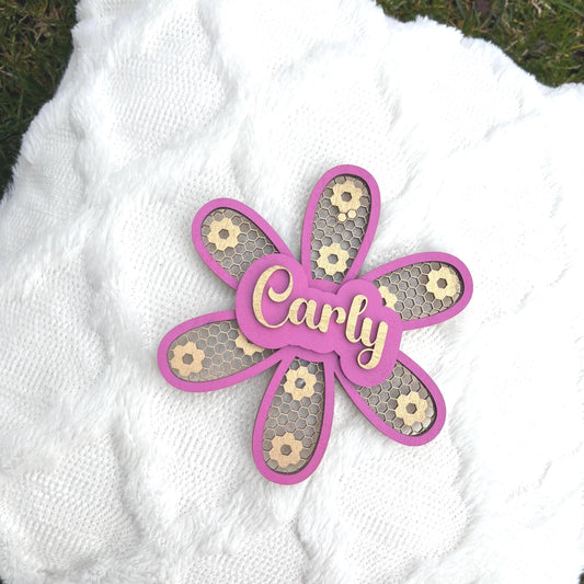 Personalized Name Sign – Multi-Layer Laser Cut Wood Nursery Decor | Custom Baby Name Wall Art | Kids Room Keepsake | Gift for New Parents