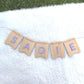 Personalized Wooden Name Banner | Nursery Wall Decor Custom Baby Name Sign | Kids Room Banner | Baby Shower Gift Name Garland Girl Birthday