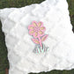 Wooden Flower Wall Sign – Handmade Spring Nursery Decor | Pastel Pink & Mint Floral Wall Art | Kids Room or Baby Shower Gift