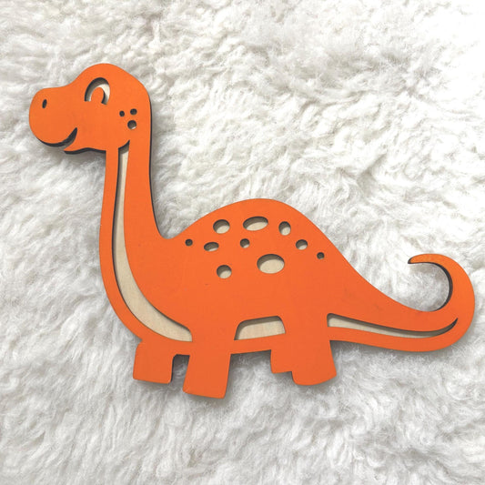 Wooden Dinosaur Wall Decor – Custom Laser Cut Dino Sign for Kids Room | Nursery Wall Art | Playroom or Classroom Decor Boys Bedroom Girls