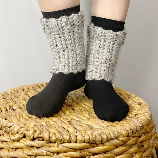 Woman's Knit Legwarmers • Crochet Winter Anklewarmers Ankle-warmers Woven Chunky Knit Ankle Warmers Woman Boot Cuffs Handmade Gift Mom